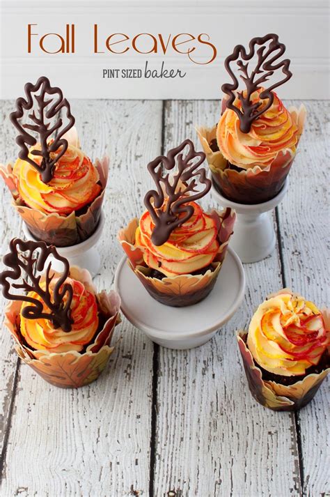 Find everything you need to celebrate thanksgiving. Fall Leaves Cupcakes