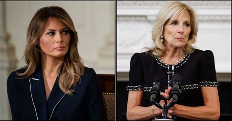 here s how former first lady melania trump snubbed jill biden and broke historical white house