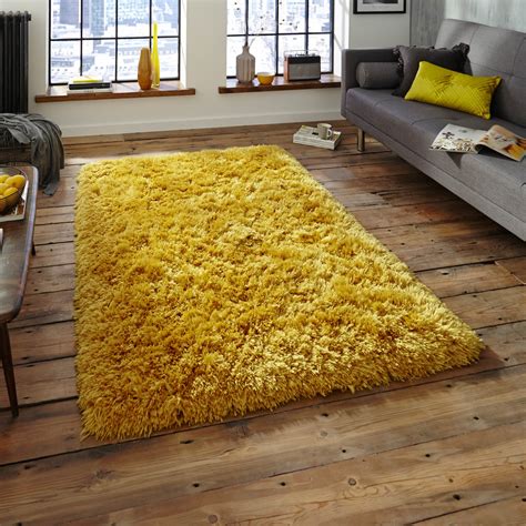 Get the most relevant results on searchandshopping.org. Polar PL95 Shaggy Rugs in Yellow - Free UK Delivery - The ...