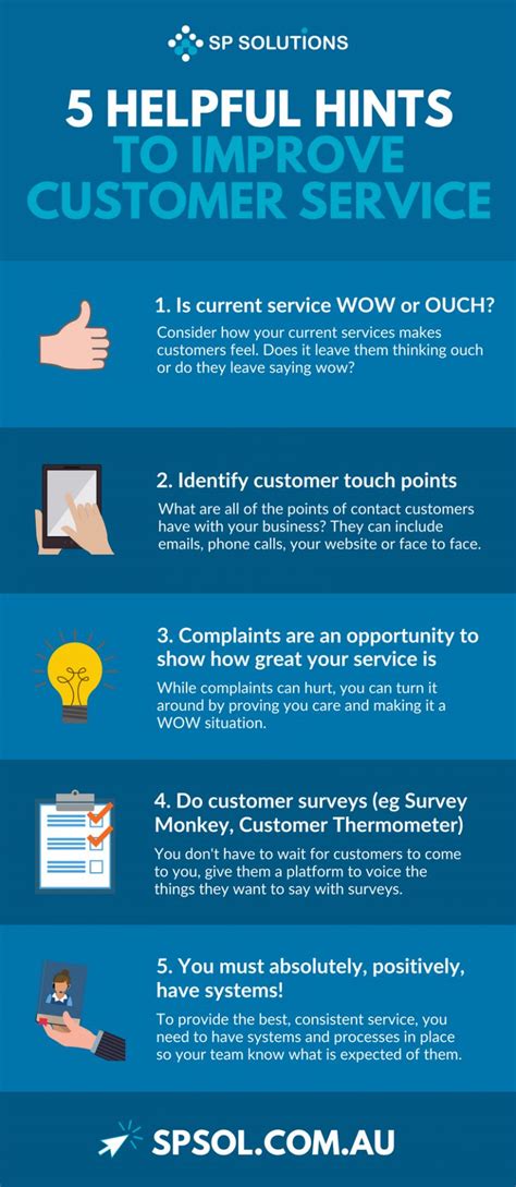 5 Helpful Hints To Improve Customer Service Sp Solutions