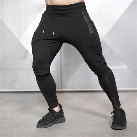 New 2018 Autumn Joggers Mens Slim Fit Sweatpants Gyms Pants Fitness