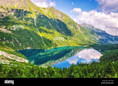 Morskie Oko Lake Eye Of The Sea At Tatra Mountains In Poland Famous