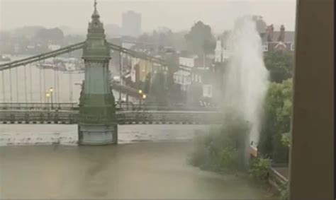Post News Flooding Hits London Leaving Tube Stations And Streets