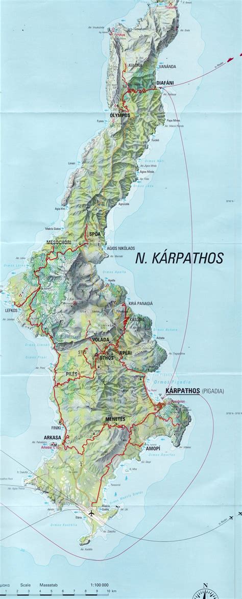 Karpathos Map Download