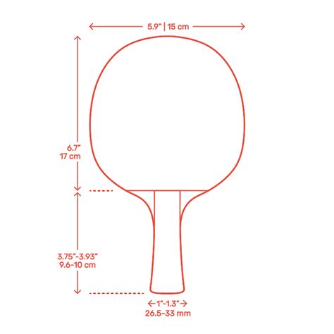 Joola is a typical name for ping pong products. Table Tennis Rackets | Paddles Dimensions & Drawings ...