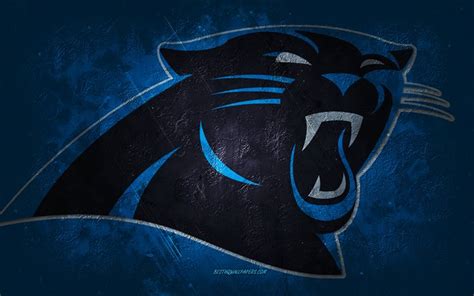 Download Wallpapers Carolina Panthers American Football Team Blue