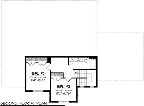 Tudor House Plan Second Floor Plans More Home Plans And Blueprints 79469