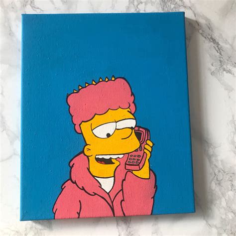 Trippy Bart Simpson Drawing Easy Drawing Easy