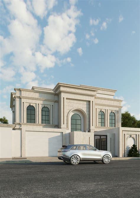 Shryprivate Villa In Riyadh On Behance Classic Villa Private Villas