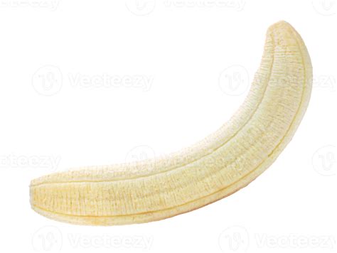 Peeled Banana Isolated PNG