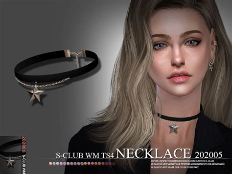 The Sims Resource S Club Ts4 Wm Necklace 202005