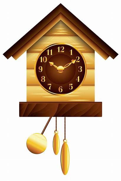 Clock Cuckoo Clip Clipart Horloges Tubes Clocks