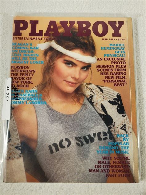 Mavin Playboy Magazine Back Issue April 1982 Playmate Linda Vaughn