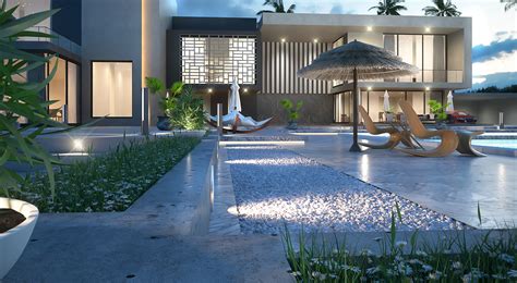 Modern Villa Design Finalproject On Behance