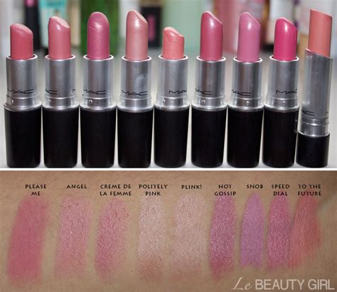 My Mac Lipstick Collection Swatches