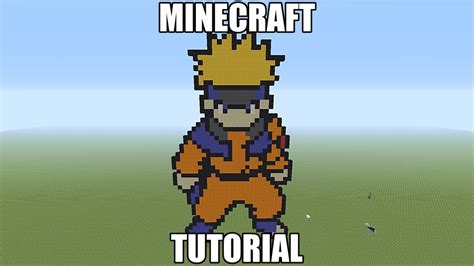 Minecraft Pixel Art Tutorial Naruto Youtube