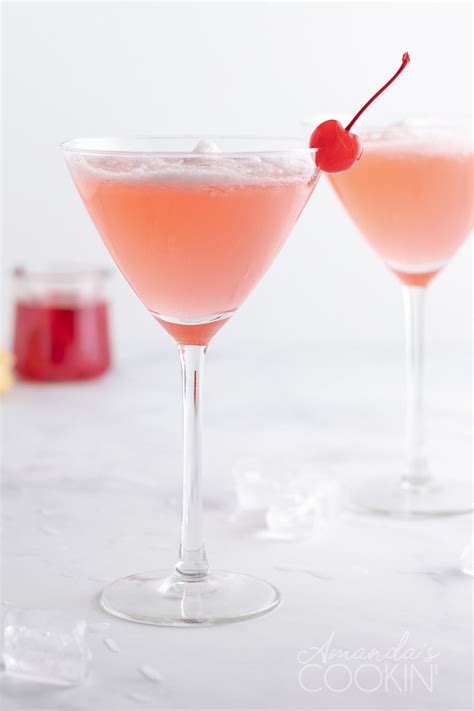 Pink Lady Cocktail Recipe Amanda S Cookin