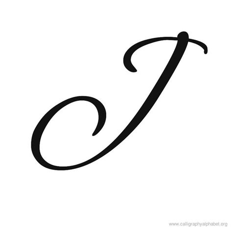 Free Font J Calligraphy Letter J Tattoo Calligraphy Alphabet