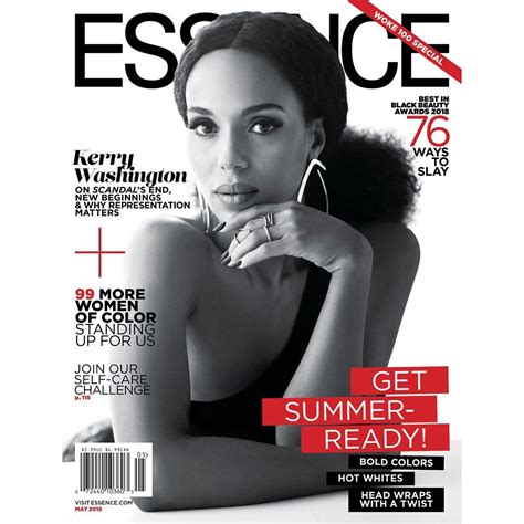Kerry Washington Covers Essence Magazine's #Woke100 ...
