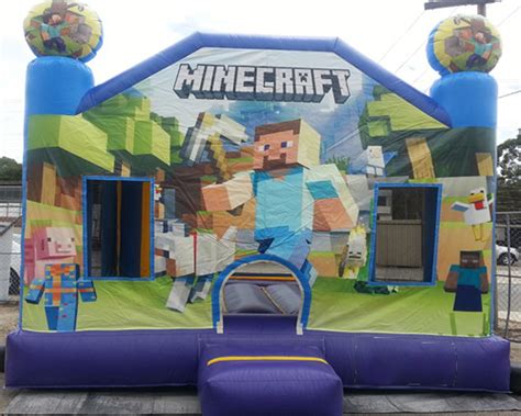 Crazy Bouncy Castle Hire Perth Jumping Castles Minecraft Bouncy Castle