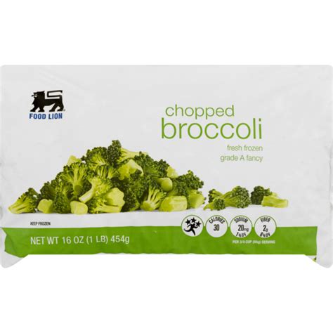 Delivered in 3 easy steps. Food Lion Broccoli, Chopped, Bag (16 oz) - Instacart
