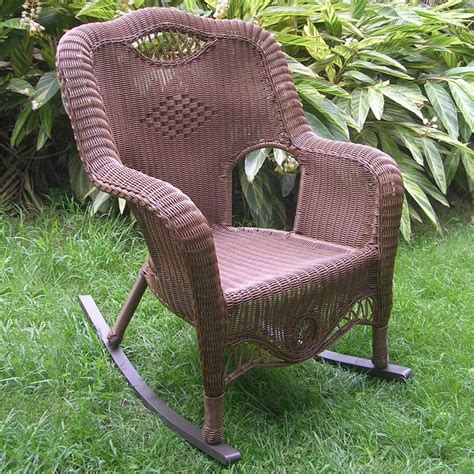 Choose your perfect large wicker chairs from the huge selection of deals on quality items. Riviera Wicker Resin Aluminum Large Patio Rocking Chair ...