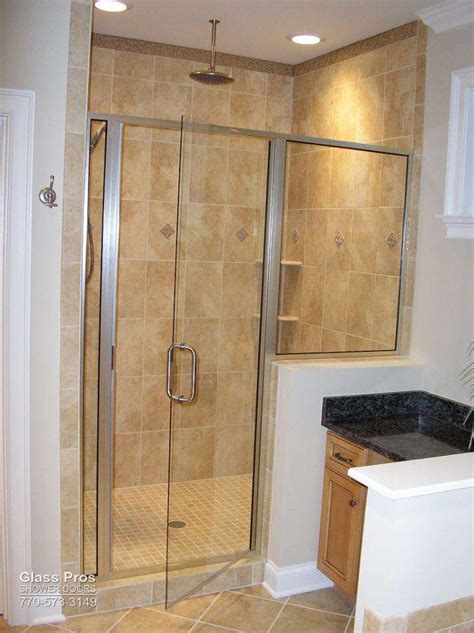 semi frameless shower doors vision mirror and shower door