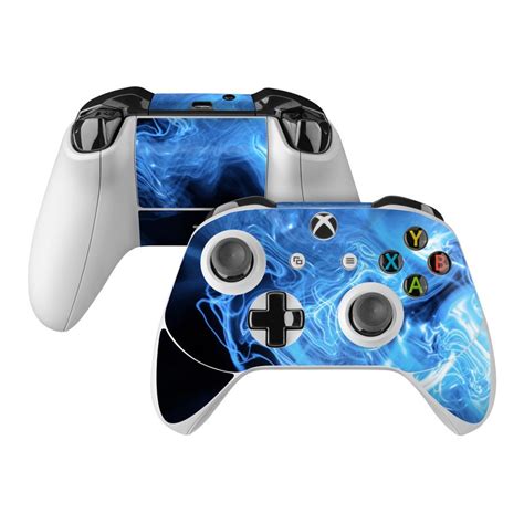 Microsoft Xbox One S Controller Skin Blue Quantum Waves By Gaming