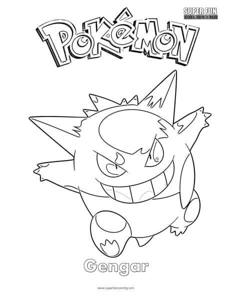 These rare variants of pokemon can go to our pokemon quest recipes page, pokemon quest cooking guide, and. Gengar Coloring Pages at GetColorings.com | Free printable colorings pages to print and color
