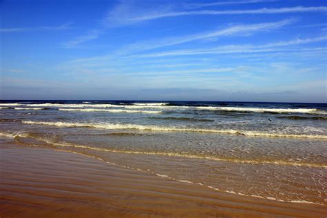 The Atlantic Ocean At Daytona Beach Florida Image Free Stock Photo