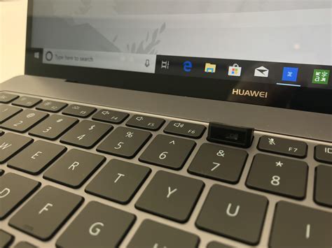 The Huawei Matebook Camera At The Local Microsoft Store Rlaptops