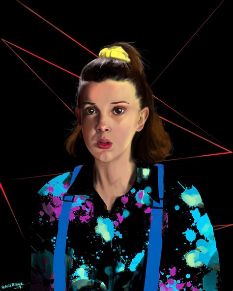 Both make memes about the character hilarious. ArtStation - Eleven | Stranger Things 3, Michelle Taormina