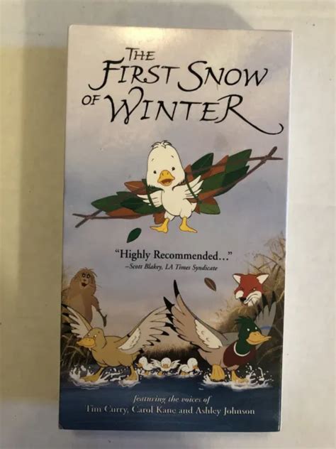 The First Snow Of Winter Vintage Vhs Animated Adventure Movie 1200