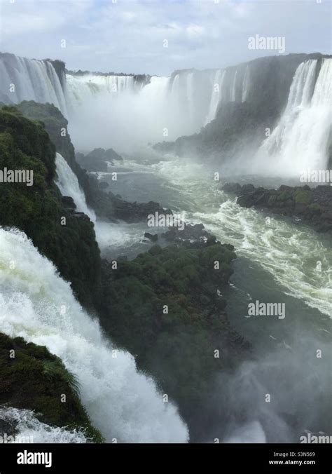 Iguazu Falls Brazilian Side Stock Photo Alamy