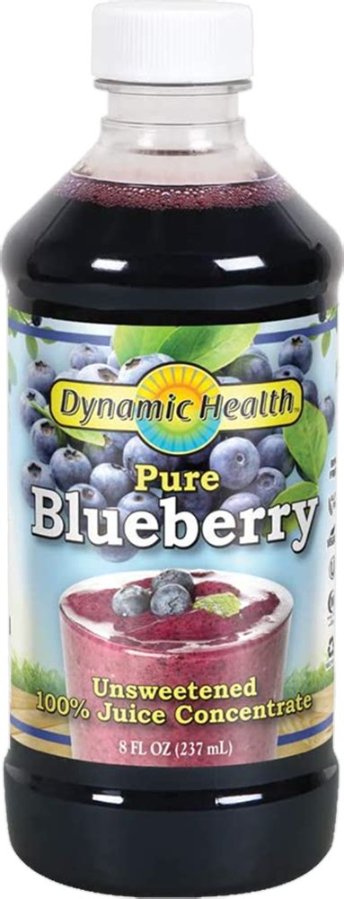 Pure Blueberry Juice Concentrate 8 Fl Oz Health Benefits Pipingrock