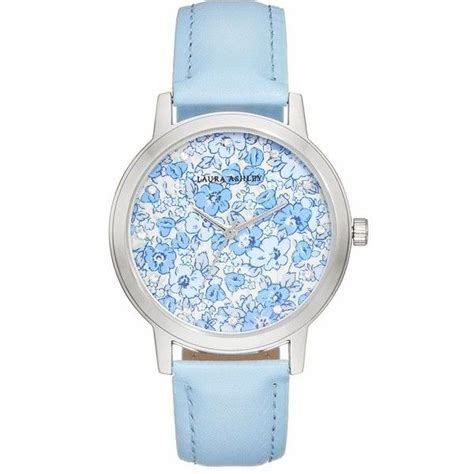 Laura Ashley Womens Crystal Floral Watch 215 Pln Liked On Polyvore