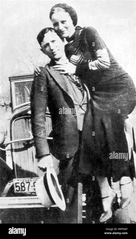 Bonnie And Clyde American Criminals Stock Photo Alamy