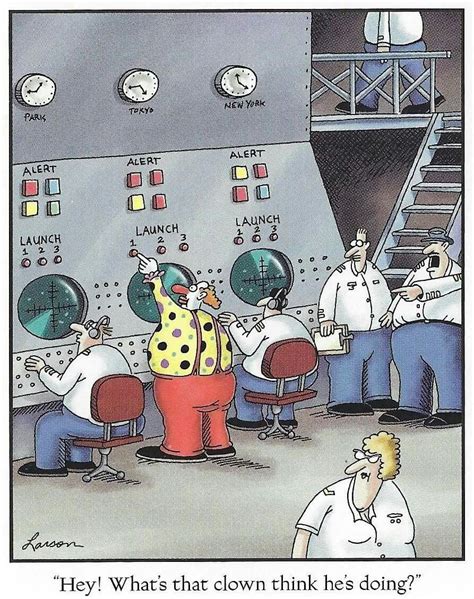 Beware Of Clown Rocket Launchers Gary Larson Cartoons The Far Side