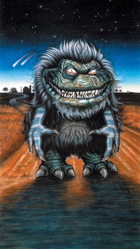 On their way they meet the brown family that unwittingly becomes the main course of the menu. Critters (1986) Phone Wallpaper in 2020 | Horror art ...