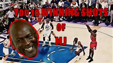 Michael Jordan Top 10 Winnig Shots Top 10 Mejores Tiros Ganadores De