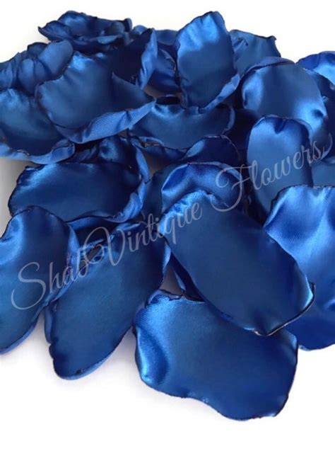 Royal Blue Flower Petals Rose Petals Table Decor Flower Etsy