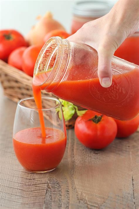 Homemade Tomato Vegetable Juice Olgas Flavor Factory