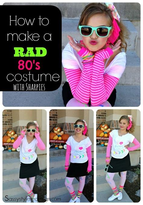 Sassy Style How To Make A Rad 80s Halloween Costume 80s Girl