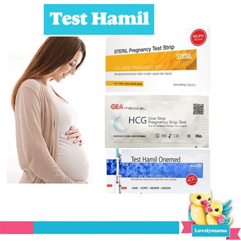 Jual Strip Tes Kehamilan Onemed Tespek Test Pack HCG Cek Hamil Testpack One Med Steril GEA