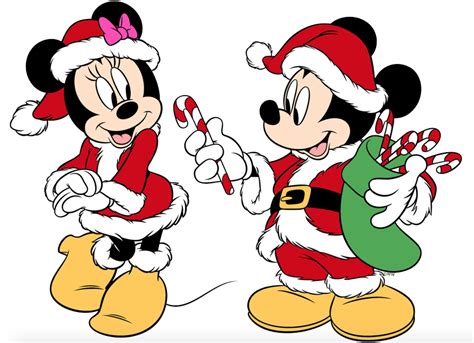 Mickey And Minnie Mouses Christmas With Candy Canes Mickey Mouse