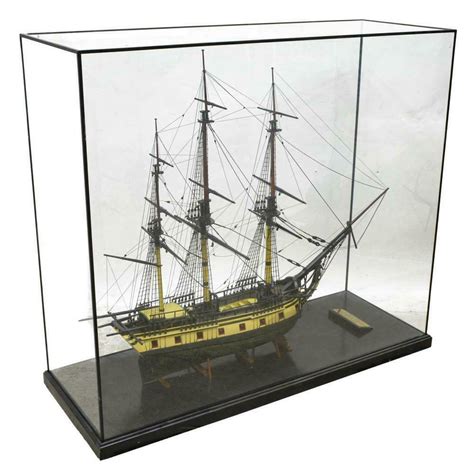 Model Ship Large Glass Case The Ann And Hope Awesome Home Decor Man