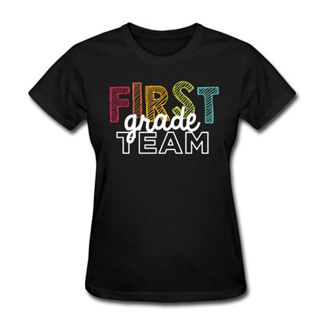 First Grade Team | Playful | Teacher shirt designs, Teacher tshirts, Teaching shirts