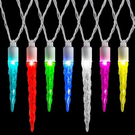 Get our tips and celebrate winter with these enchanting christmas lights today! LightShow 12-Light LED Multi-Color Color-Changing Icicle ...