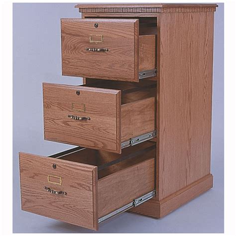 3 Drawer File Cabinet Home Wood Furniture