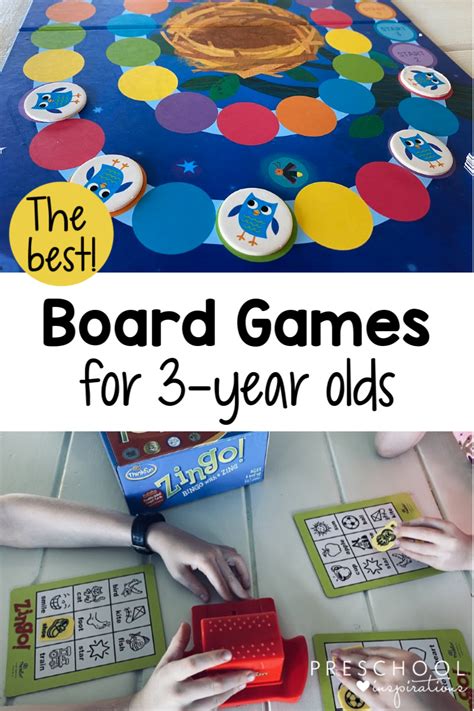 Board Games For 3 Year Olds Youll Love Preschool Inspirations